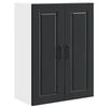 vidaXL Szafka ścienna PORTO Czarny 60 x 31 x 80 cm Drewno inżynieryjne