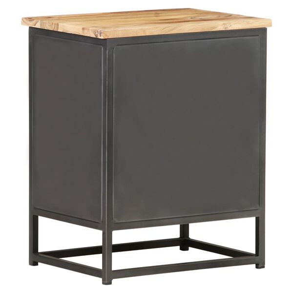 vidaXL Szafka nocna, 40 x 30 x 50 cm, lite drewno akacjowe