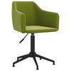 vidaXL Obrotowe krzesła stołowe, 4 szt., jasnozielone, obite aksamitem