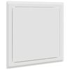 vidaXL Panel dostępu 2 pcs Biały 20 x 20 cm Stal