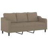 vidaXL 3-osobowa sofa wypoczynkowa z poduszkami, taupe, 180 cm