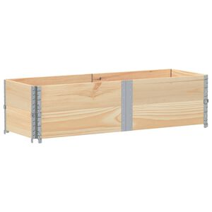 vidaXL Donica ogrodowa, 150x50 cm, lite drewno sosnowe