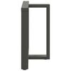 vidaXL Nogi do stołu jadalnego w kształcie litery T 2 szt. Antracyt 80x35x(72-73) cm Stal