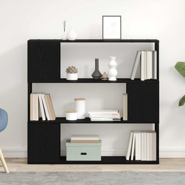 vidaXL Zestaw szafek RTV Czarny Dąb 100 x 24 x 94 cm