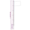 vidaXL Segmentowy maszt flagowy, srebrny, 6,08 m, aluminium