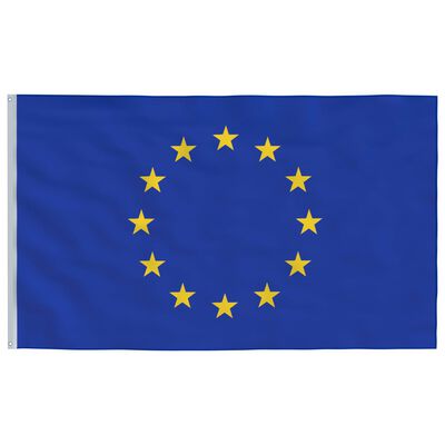 vidaXL Flaga Europy z aluminiowym masztem, 6,2 m