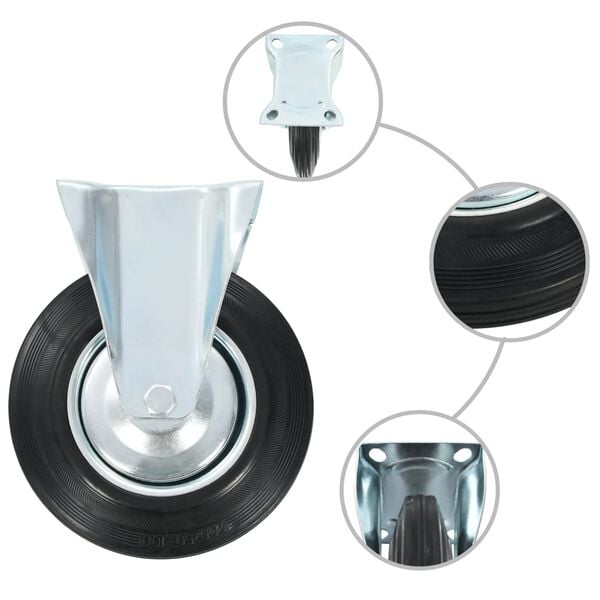 vidaXL 24 kółka, 200 mm