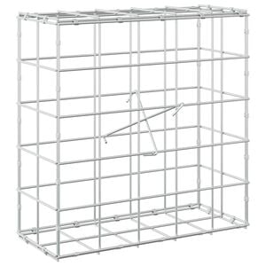 vidaXL Gabion z drutu 3,5 mm i siatką 10x10 cm 50x20x50 cm