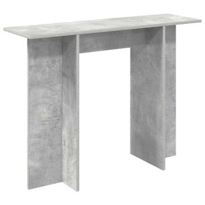 vidaXL Konsola Betonowy szary 100 x 30 x 75 cm Drewno inżynieryjne
