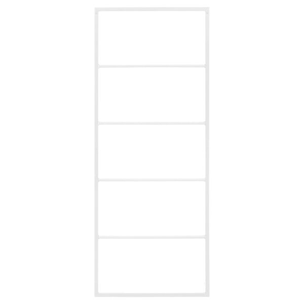 vidaXL Wieszak na ręczniki biały 45x10x115 cm stalowy