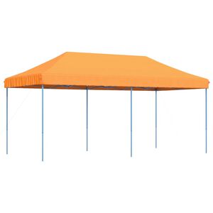 vidaXL Składany namiot imprezowy pop-up, pomarańczowy, 580x292x315 cm