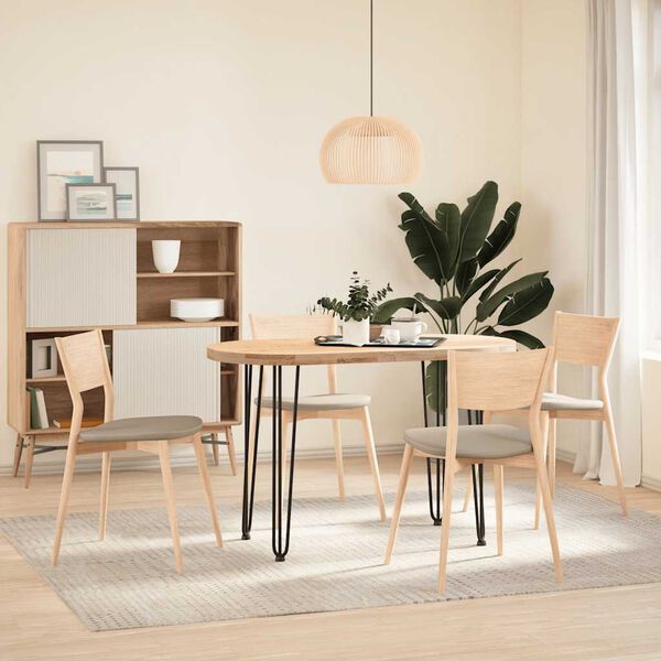 vidaXL nogi wsuwkowe do stolików konsolowych do stolika konsolowego 4 szt. Czarny 72 cm Stal lite