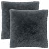 vidaXL Poduszka z poduszką HEERLEN 2 szt. antracytowy Fleece PV