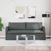 vidaXL Sofa 180cm Ciemnoszary Metal