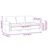 vidaXL Sofa 3-osobowa, ż&oacute;łty, 180 cm, tapicerowana aksamitem