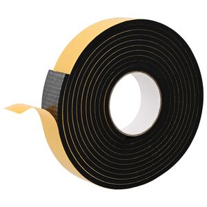 vidaXL Taśma samoprzylepna z pianki 10 szt. Czarny 30mm x 5m Pianka CR