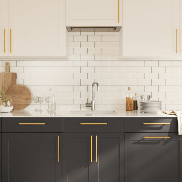 vidaXL Uchwyty do szafek, 20 szt., złote, 192 mm, stal nierdzewna