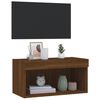 vidaXL Szafka pod TV, z LED, kolor brązowy dąb, 60x30x30 cm