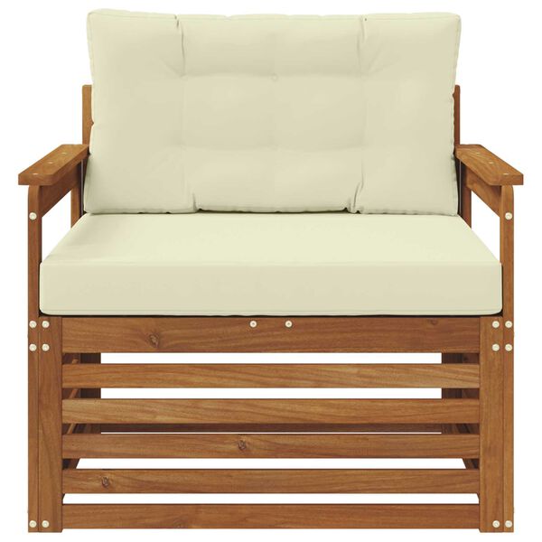 vidaXL Zestaw sof na zewnątrz Lite drewno akacjowe i poliester