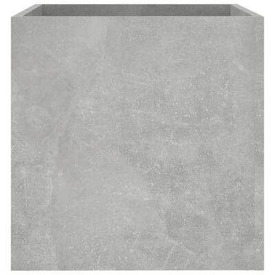 vidaXL Donica, betonowa szarość, 40x40x40 cm, materiał drewnopochodny
