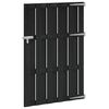 vidaXL Brama ogrodowa 100 x 150 cm WPC i aluminium Czarny