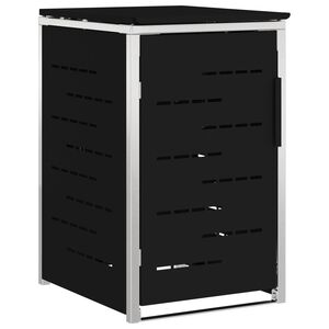 vidaXL Przechowywanie kosza na odpady for 1 Bin 240L Czarny