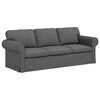 vidaXL Sofa 2 pcs Ciemnoszary 215 x 82 x 80 cm tkanina