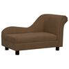 vidaXL Sofa dla psa, z poduszką, brązowa, 83x44x44 cm, pluszowa