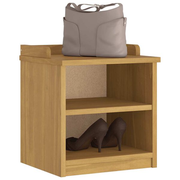 vidaXL Ławka do przedpokoju "SANDNES" 45x40x50 cm lite drewno sosnowe