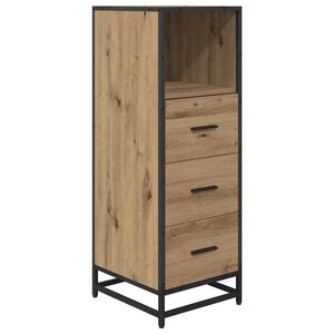 vidaXL Zestaw mebli łazienkowych Dąb rzemieślniczy 35 x 37,5 x 100 cm