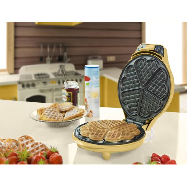 Bestron Gofrownica ASW217V, 700 W, waniliowa