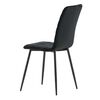 Venture Home Krzesła stołowe Windu, 2 szt., aksamitne, czarne