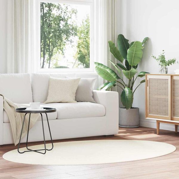 vidaXL Dywany pokojowe HUARTE Kremowy 200 x 140 cm 100% poliester