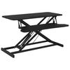 vidaXL Regulowane biurko, 90x40x(13-50) cm, stal i płyta