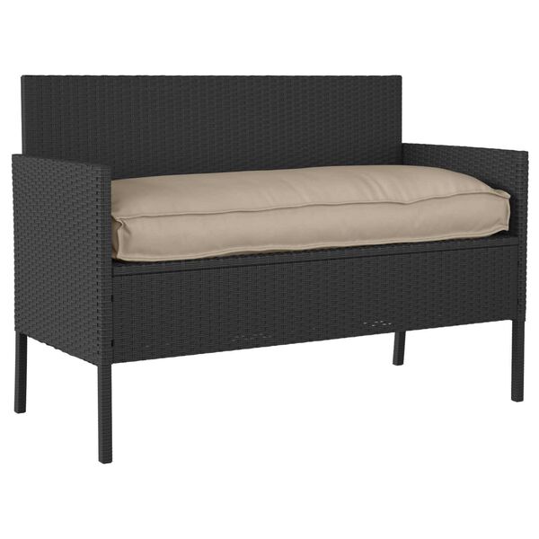 vidaXL Poduszka na siedzisko / oparcie z palet z poduszką Ciemnoszary