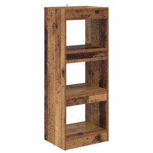 vidaXL Szafka na książki 3 poziomy 40 x 30 x 103 cm Stare drewno