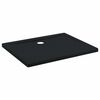 vidaXL Brodzik prysznicowy z kropeczkami 100 x 80 x 4 cm ABS Czarny