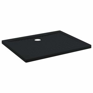 vidaXL Brodzik prysznicowy z kropeczkami 100 x 80 x 4 cm ABS Czarny