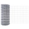 vidaXL Ogrodzenie Euro 0,8 x 10 m Żelazo pokryte PVC