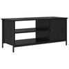 vidaXL Szafka pod telewizor Czarny Dąb 100 x 40 x 45 cm