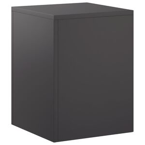 vidaXL Stojak na rośliny Czarny 30 x 30 x 40 cm Stal