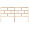 vidaXL Wezgłowie ł&oacute;żka, 206x4x100 cm, lite drewno sosnowe