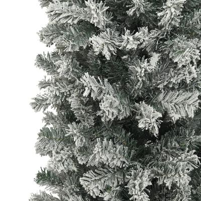 vidaXL Girlanda świąteczna flokowana sztucznym śniegiem, 270 cm