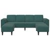 vidaXL Sofa do salonu 3 pcs Ciemna zieleń