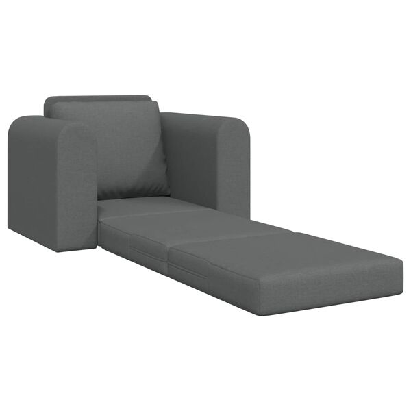 vidaXL Sofa Bed Ciemnoszary 98 x 71 x 83 cm tkanina
