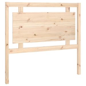vidaXL Wezgłowie ł&oacute;żka, 105,5x4x100 cm, lite drewno sosnowe