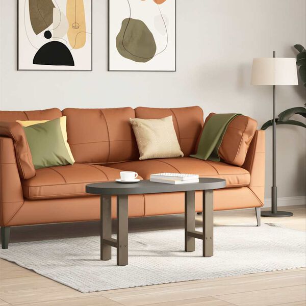 vidaXL Nogi do stolika kawowego Naturalna stal 2 szt. 38x(42-43) cm Stal