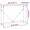vidaXL Stolik konsolowy, szary dąb sonoma, 102x22,5x75 cm