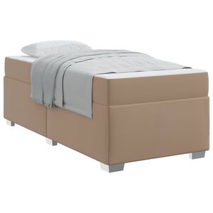 vidaXL Ramka ł&oacute;żka Cappuccino 80 x 200 cm PVC