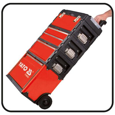 YATO Wózek narzędziowy z 2 szufladami, 52x32x72 cm
